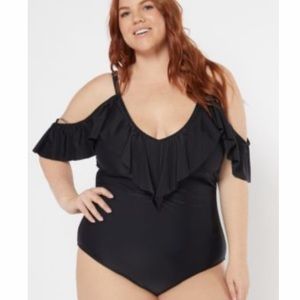 3/$30 NWT Off the shoulder one-piece swimsuit